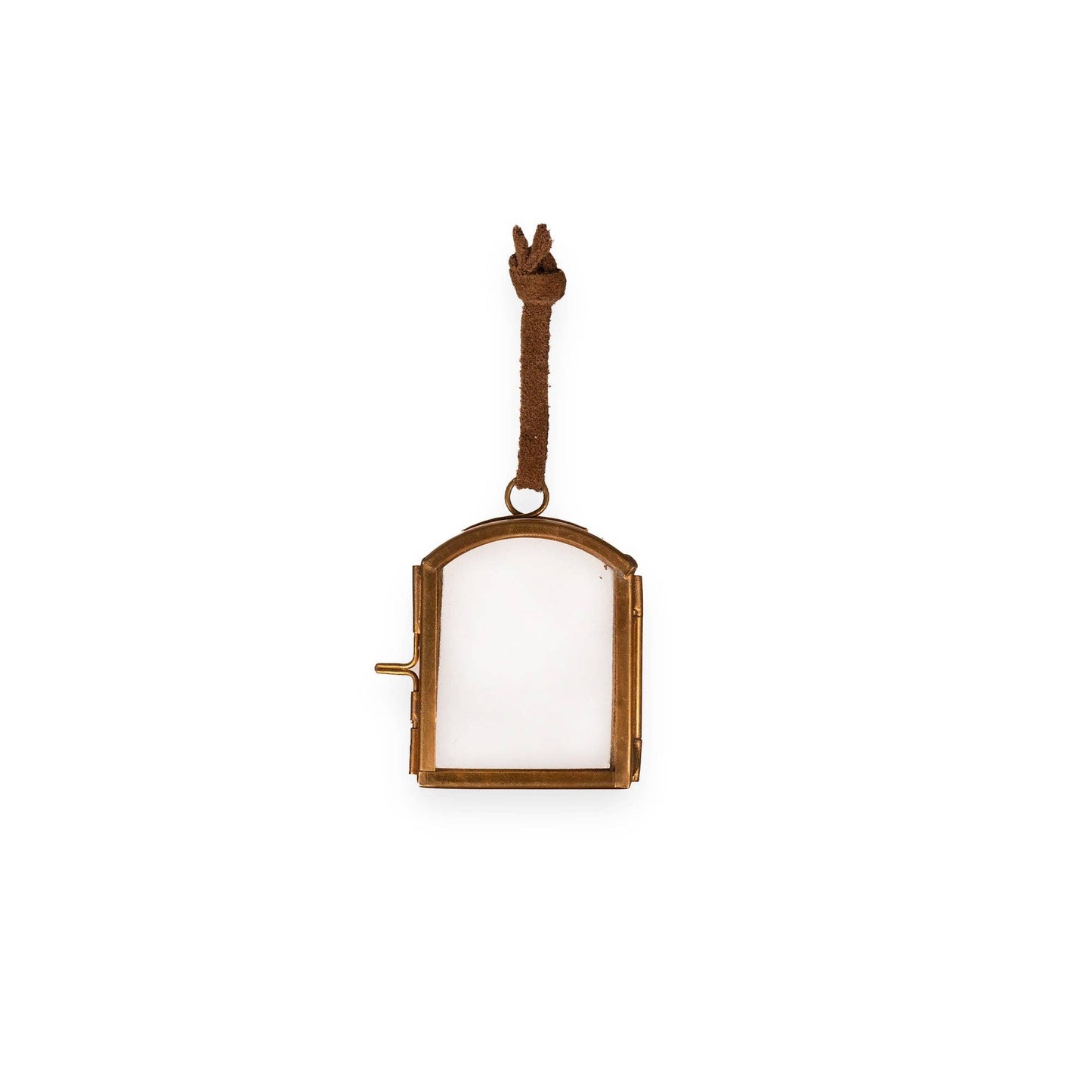 Glass & Brass Mini Picture Frame