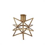 4.75 Inch 3-Dimensional Gold Metal & Glass Star Tap