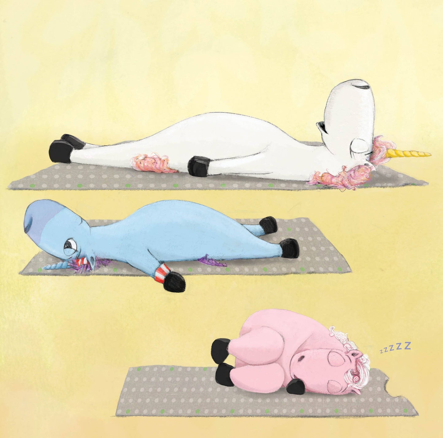 Unicorn Yoga hardcover picture book