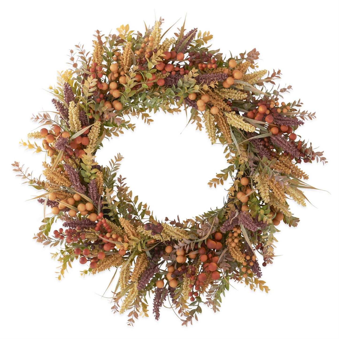 30 Inch Burgundy Cream Seed Berry Fall Foliage