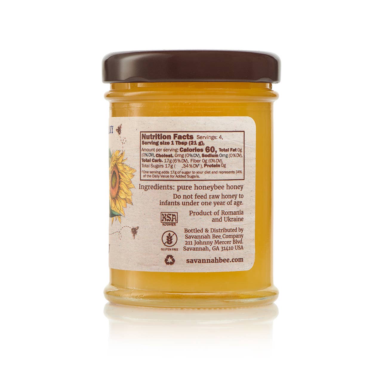 Sunflower Honey - 3oz