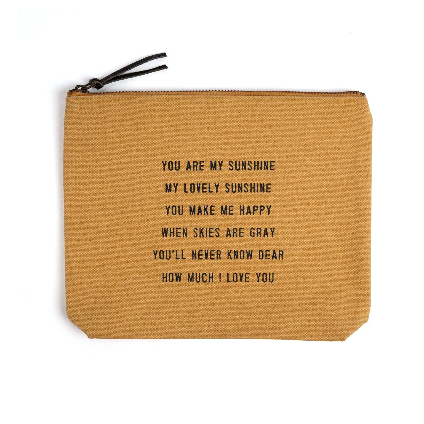 You Are My Sunshine Canvas Zip Bag