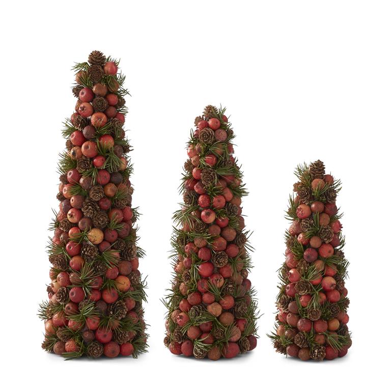 Orange Pods Pinecones & Pine Cone Trees