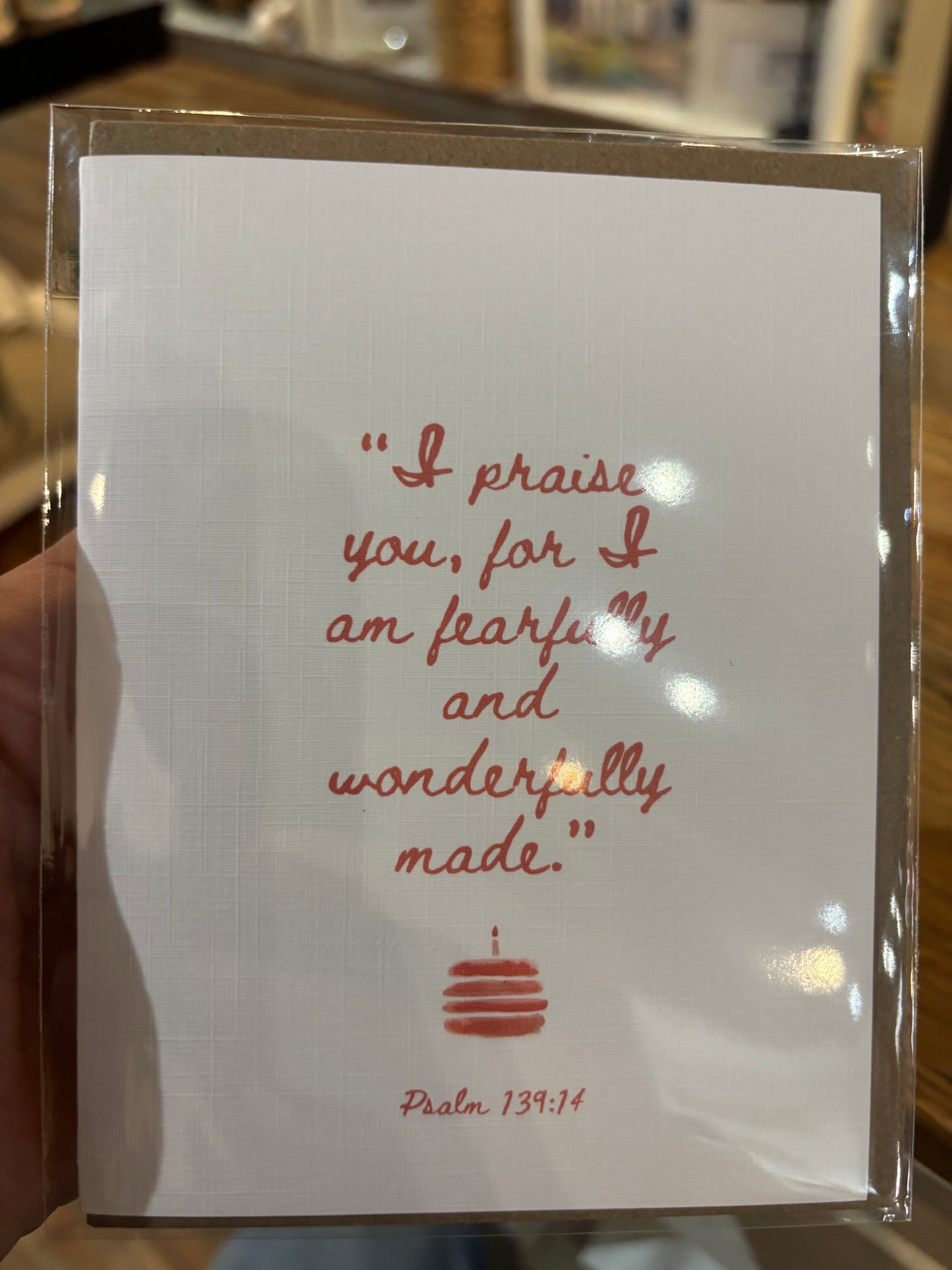 Psalm 139:14 Birthday