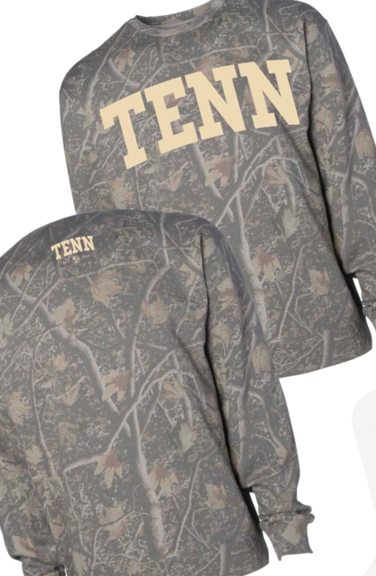 Camo TENN Crew Sweatshirt