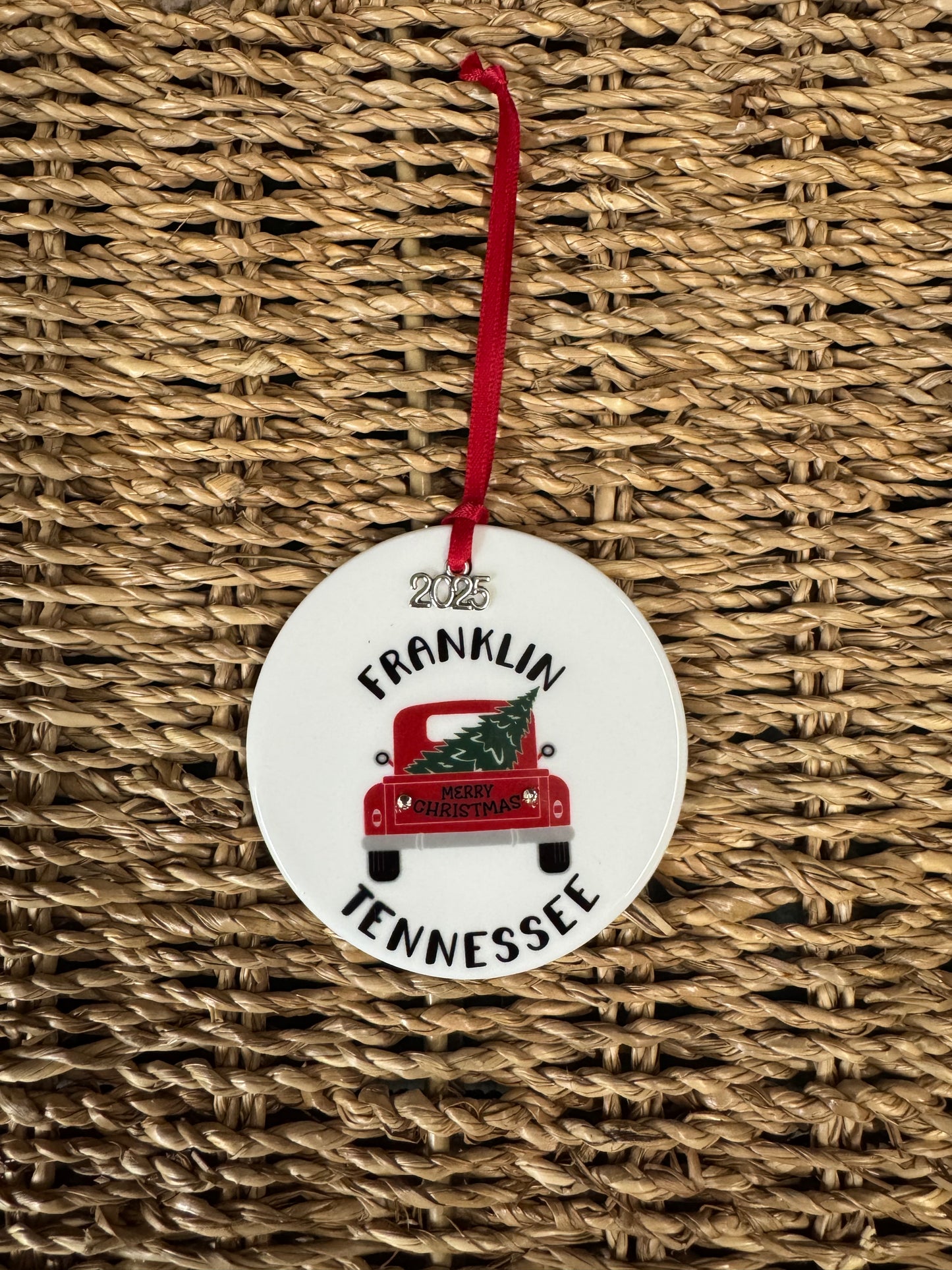 Franklin Tennessee Truck Ornament