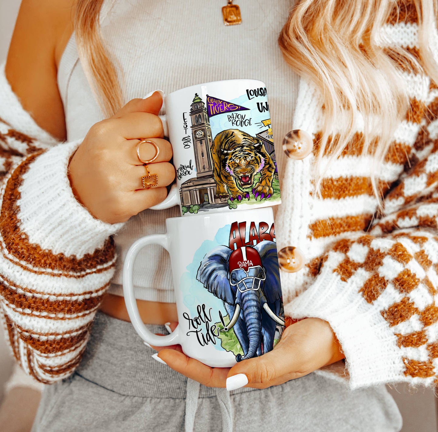 Coffee Mug, Alabama, Mississippi,Tennessee,Louisiana,Georgia