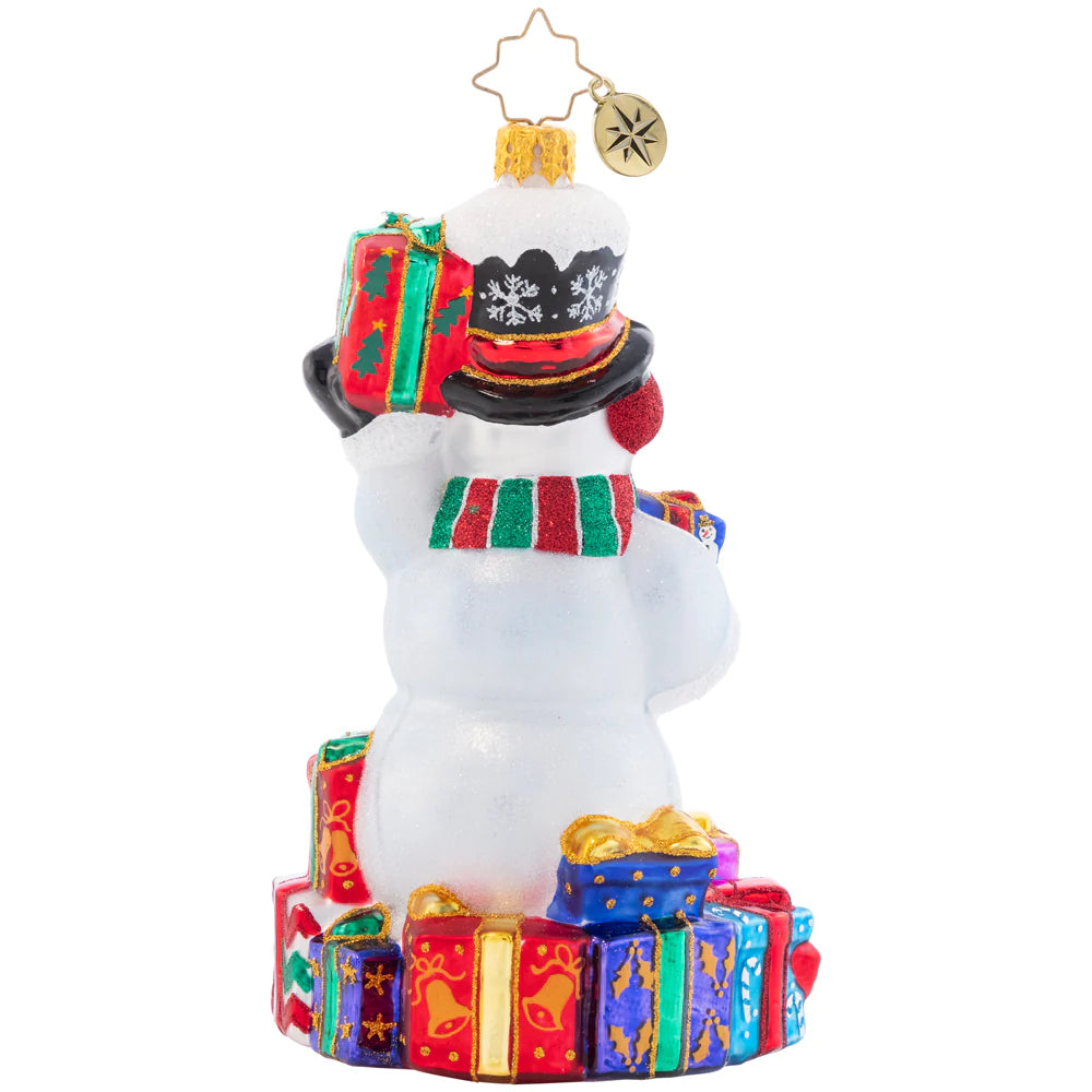 Wrapped And Ready Snowman