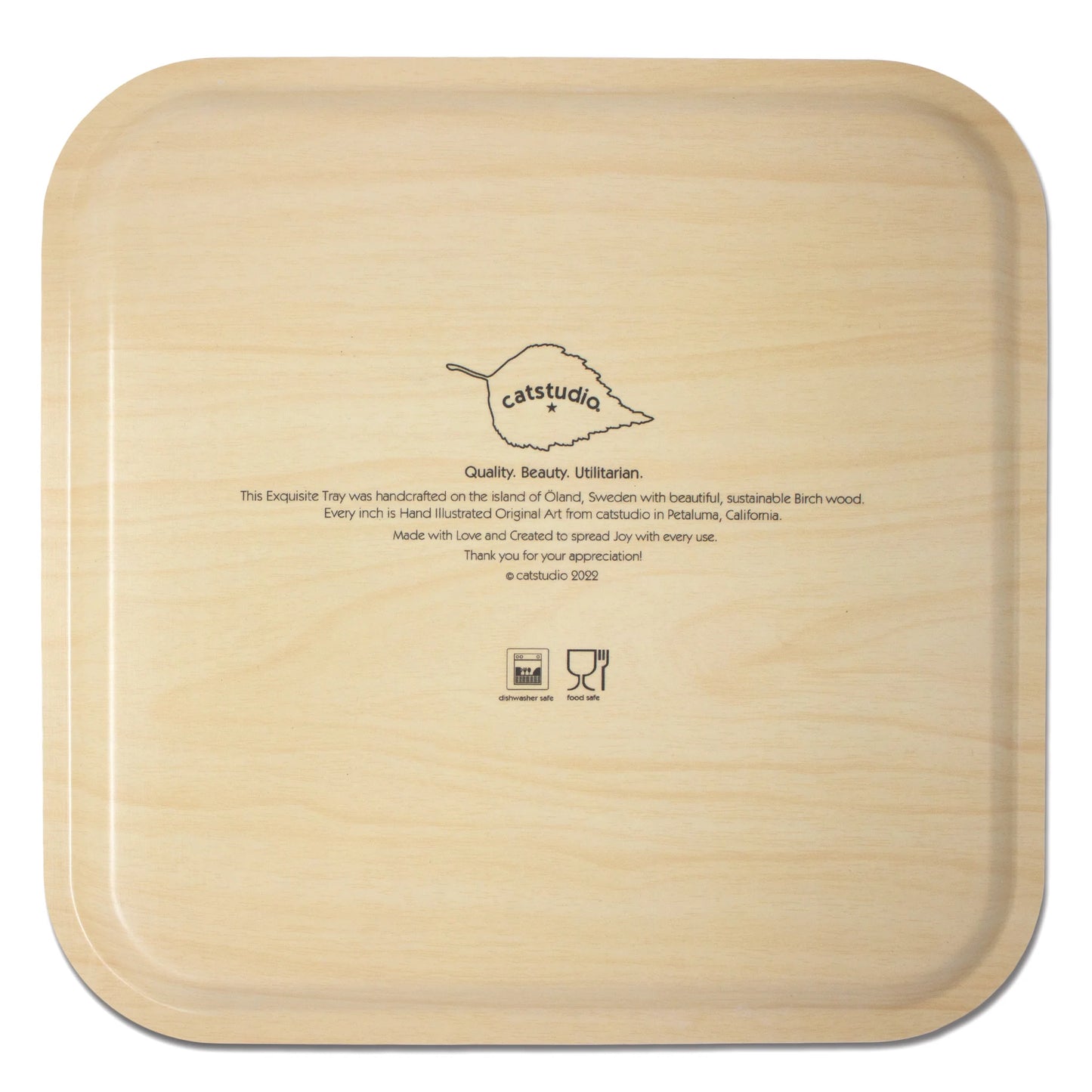 12 Days of Christmas Birchwood Tray