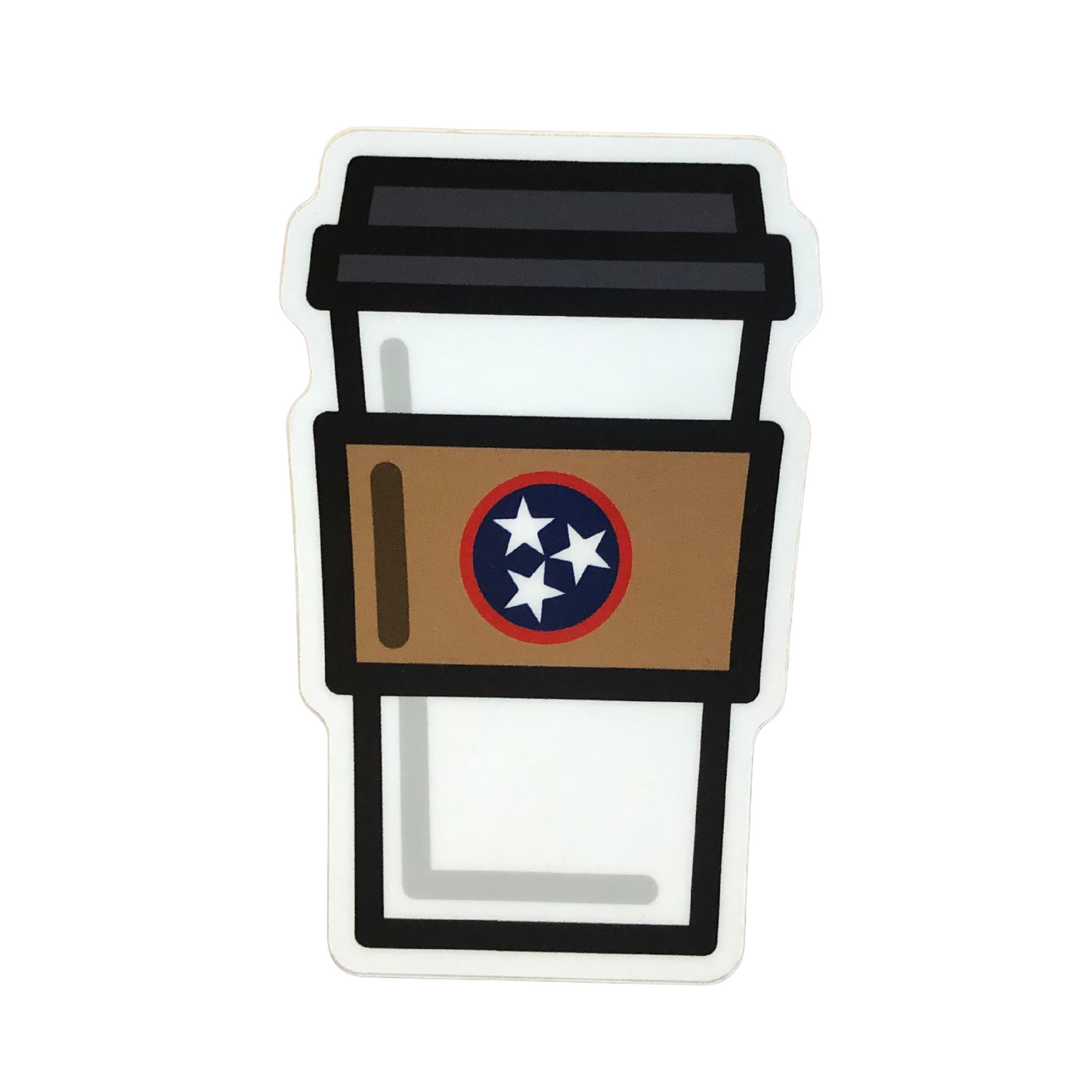 Coffee Tri Star Sticker
