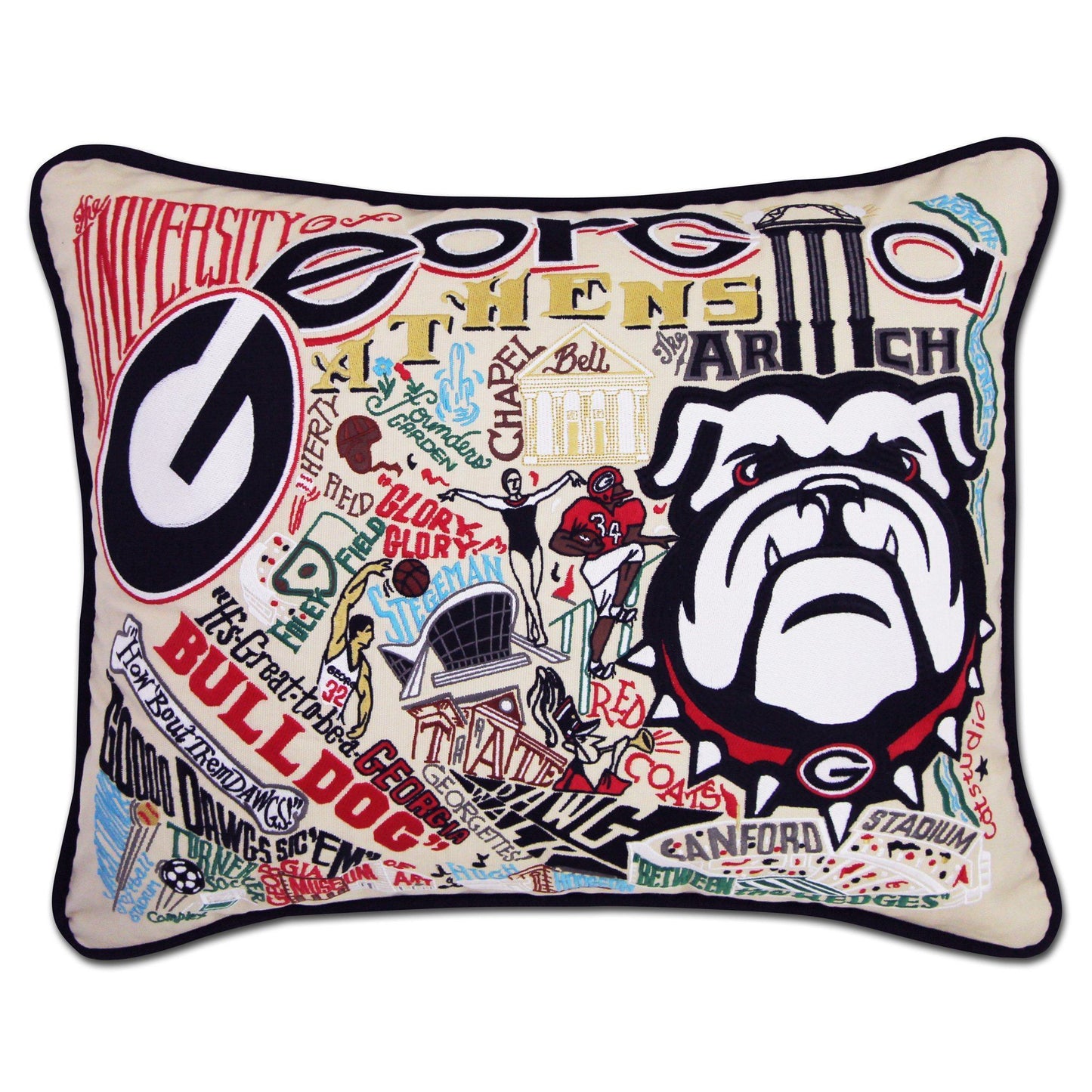 Georgia, University Pillow