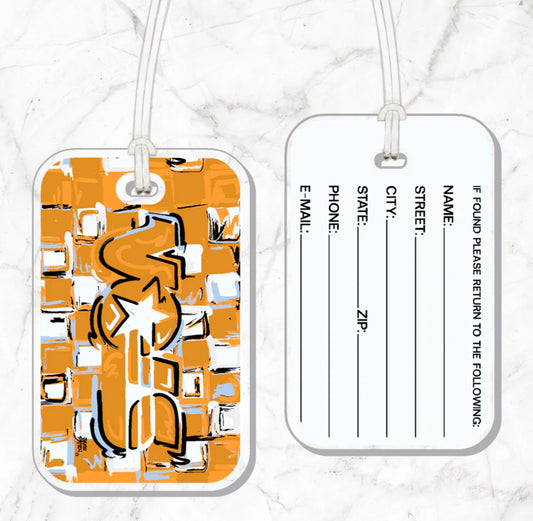 Tennessee Vols Acrylic Bag Tag