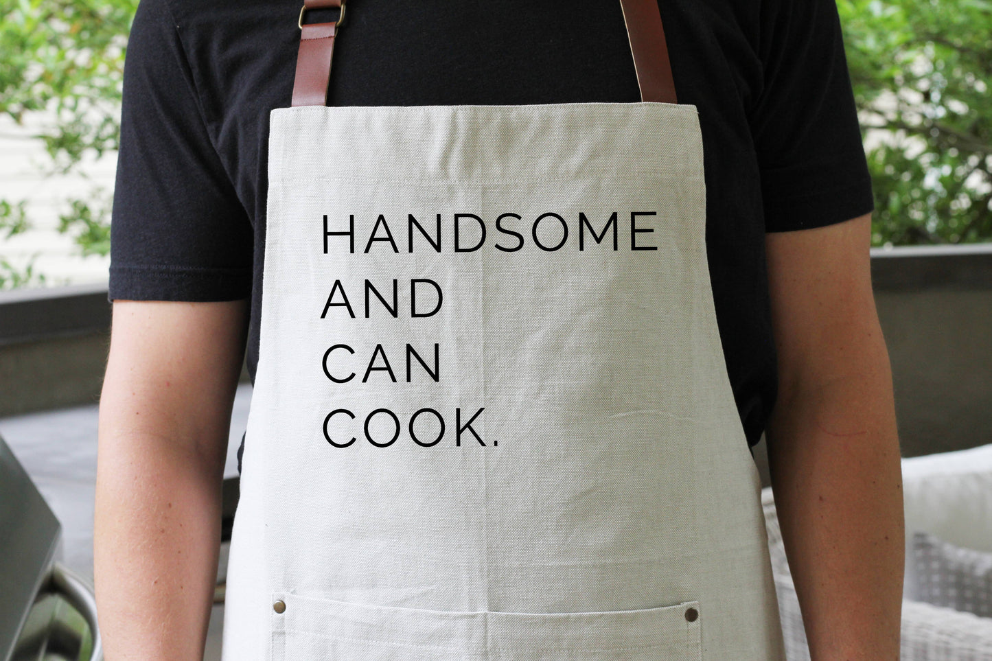 Handsome And Can Cook Chef Apron