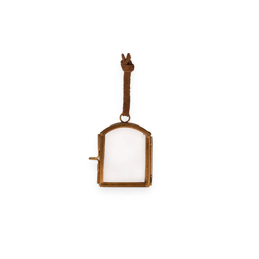 Glass & Brass Mini Picture Frame