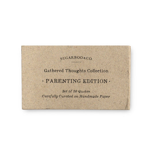 Gathered Thoughts: Parenting Edition on Handmade Paper