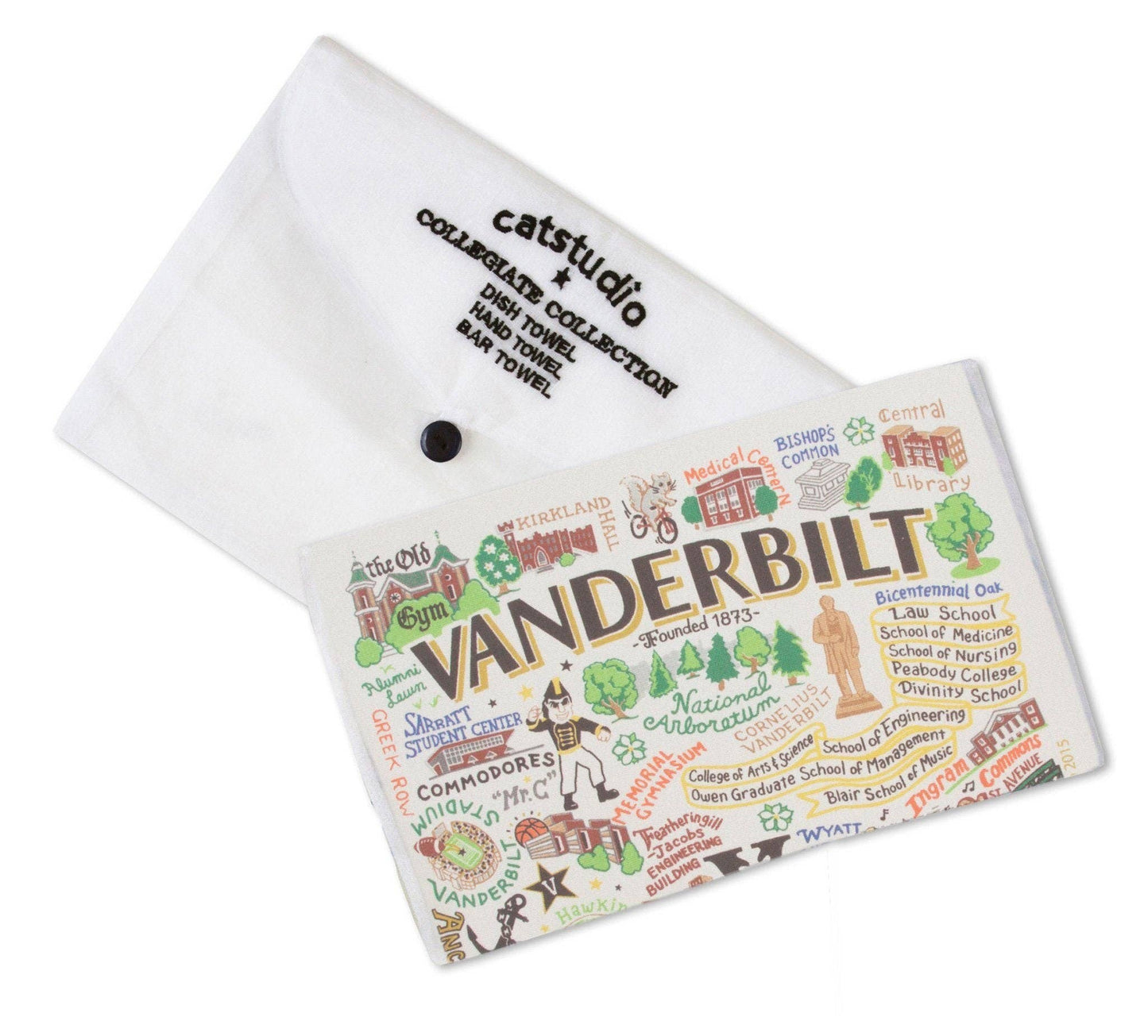 Vanderbilt University Collegiate Dish Towel