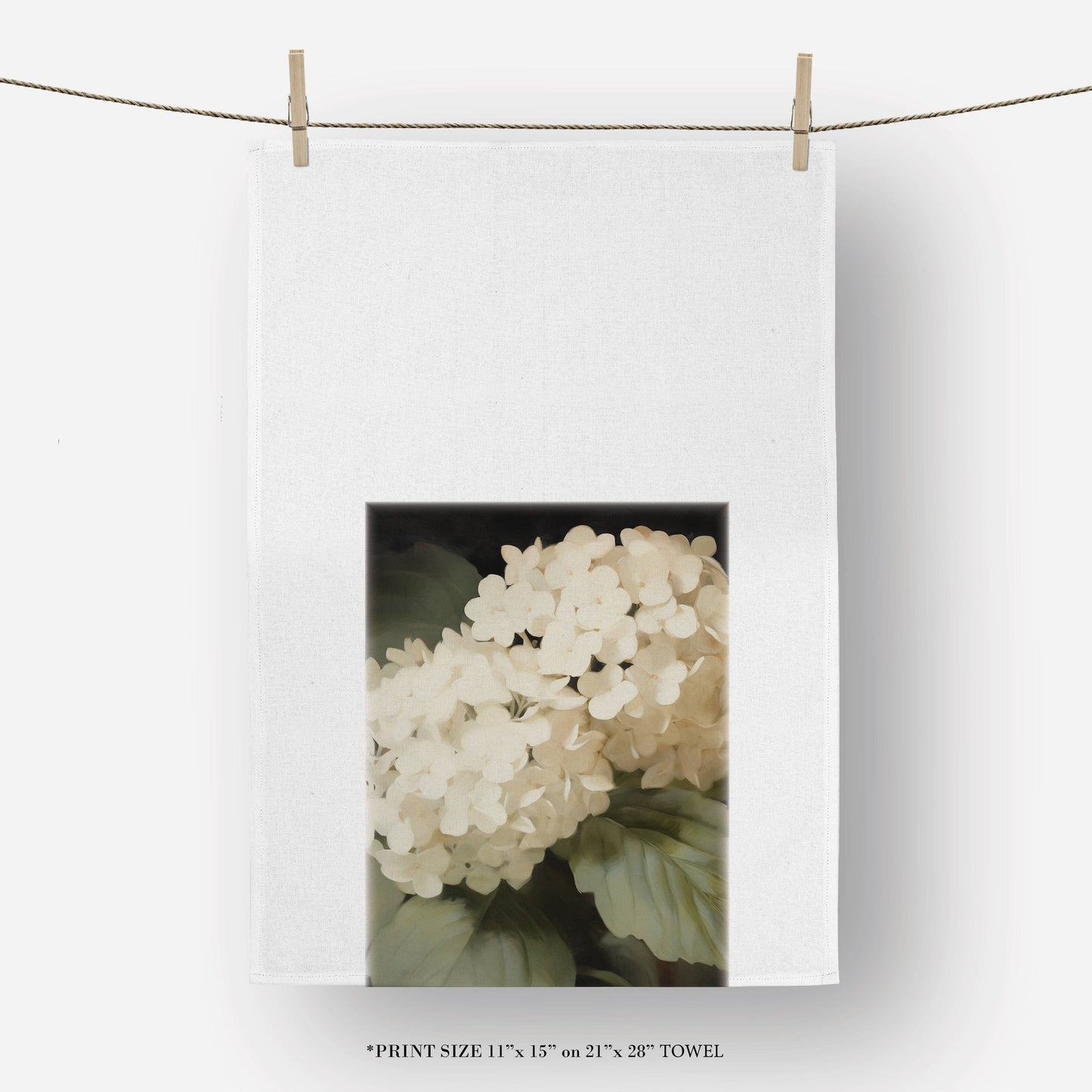 Hydrangea Kitchen Tea Towel