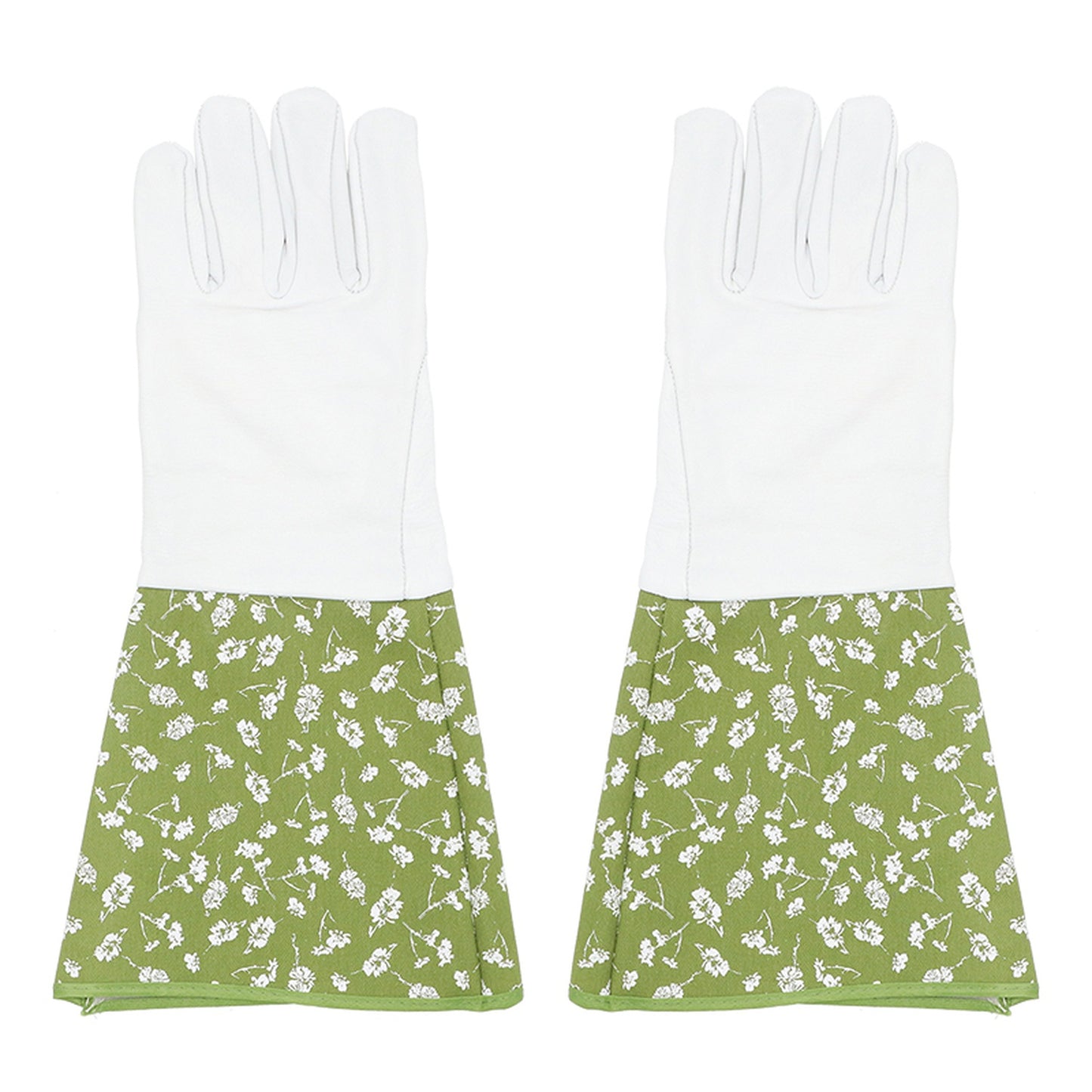 Printed Garden Gauntlet Gloves