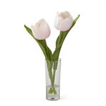 8.5 Inch Pink Real Touch Double Tulip Premade in G