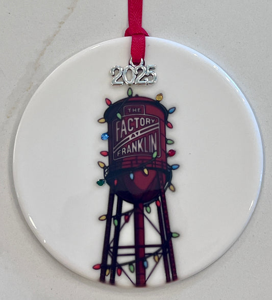 Franklin Water Tower Ornament
