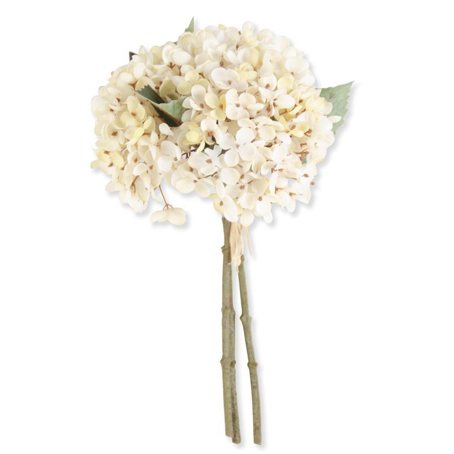 13 Inch Cream Two Tone Hydrangea