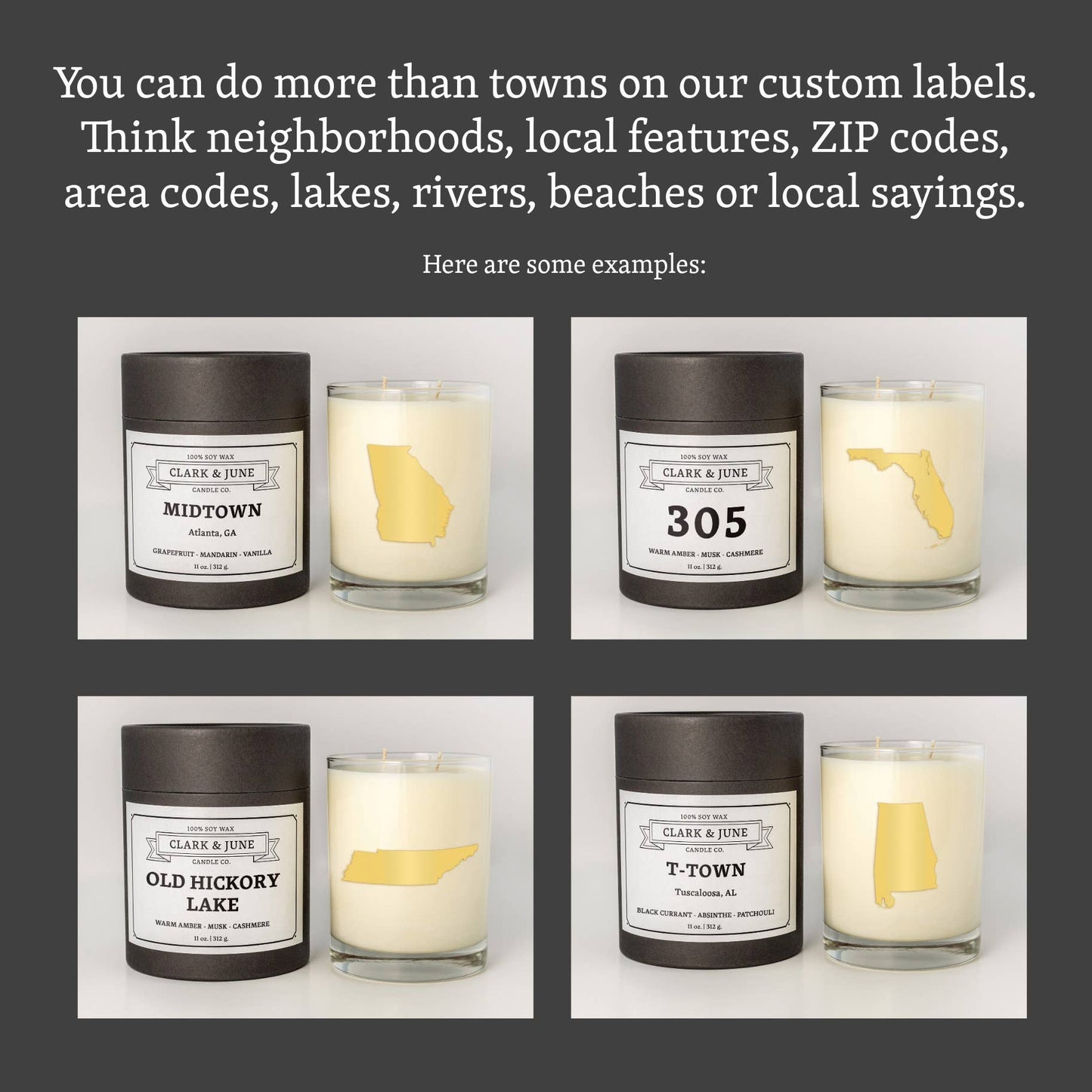 Welcome Home Franklin TN Soy Candle - 11oz