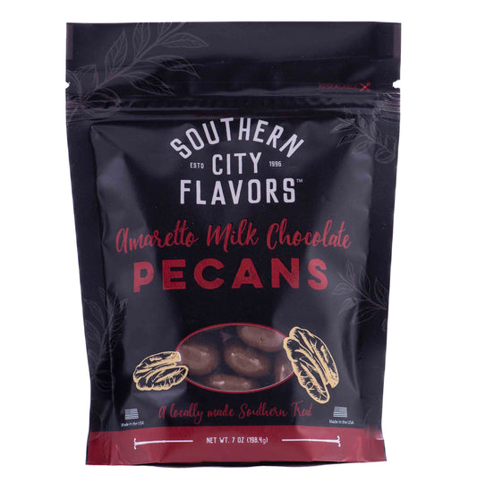 Amaretto Chocolate Pecans