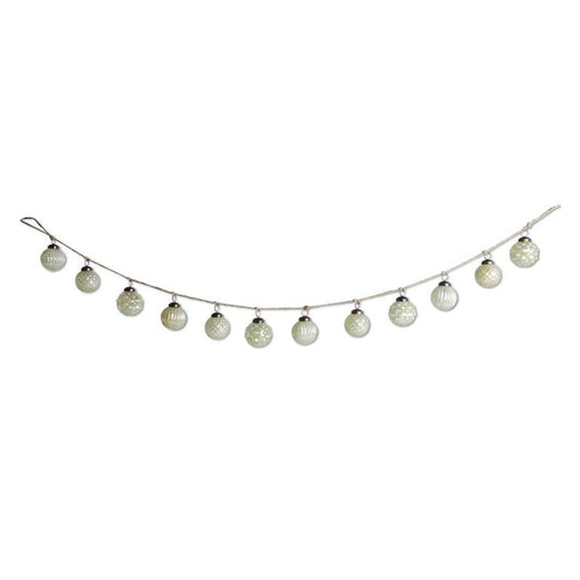 48 Inch Green Mercury Glass Round Ornament and