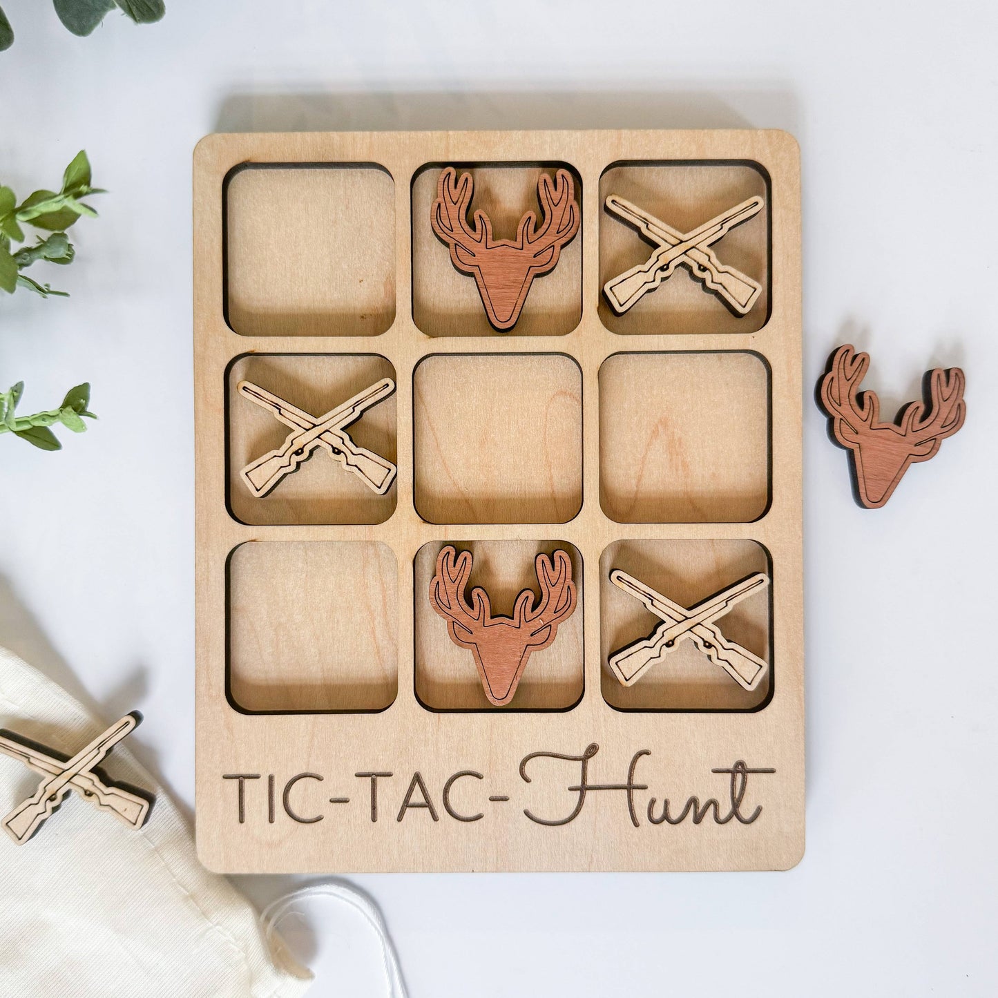 Hunting Tic-Tac-Toe Game - Outdoorsy Gift / Gift for Hunter