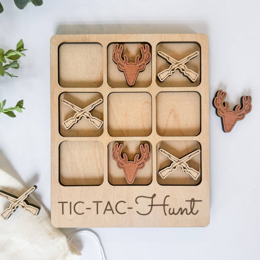 Hunting Tic-Tac-Toe Game - Outdoorsy Gift / Gift for Hunter