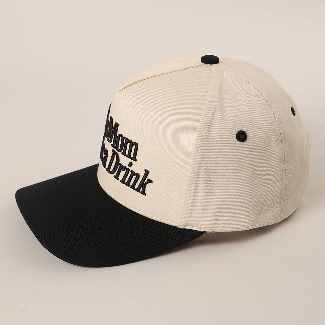 Mom Needs a Drink Embroidered Trucker Hat