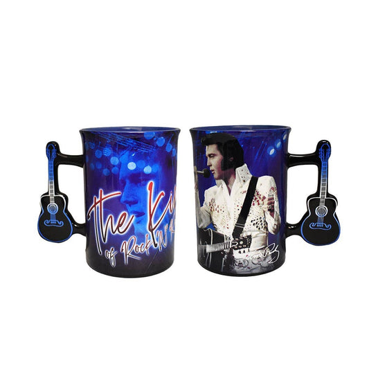Elvis Mug - The King Blue Guitar