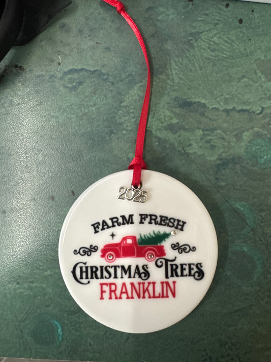 Farm Fresh Franklin Ornament