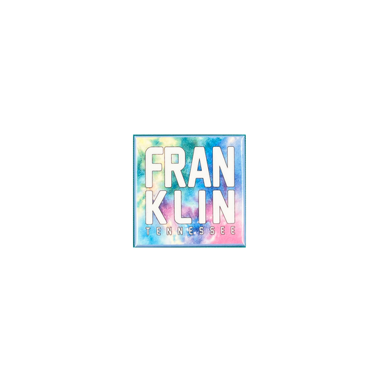 Franklin Tennessee Tie Dye Magnet