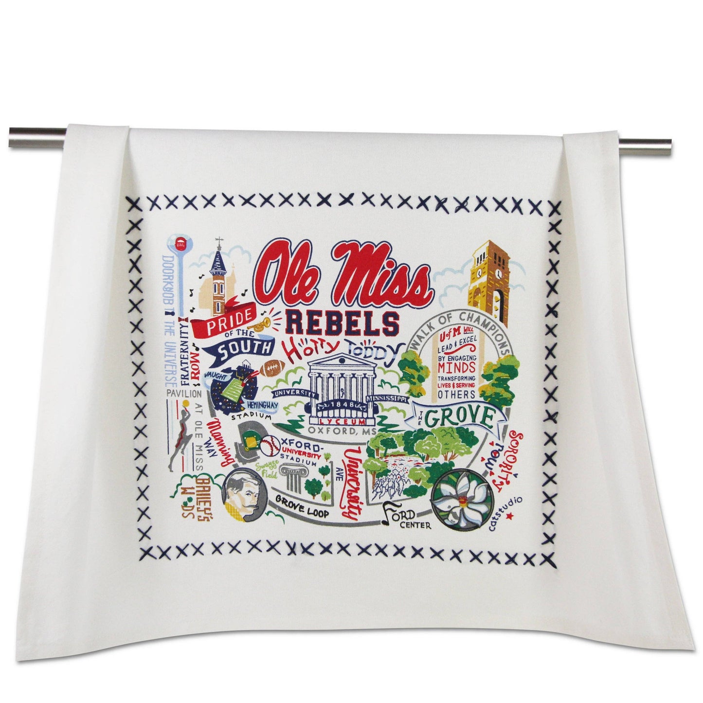 University of Mississippi (Ole Miss) Collegiate Dish Towel