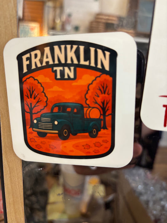 Franklin Fall Sticker