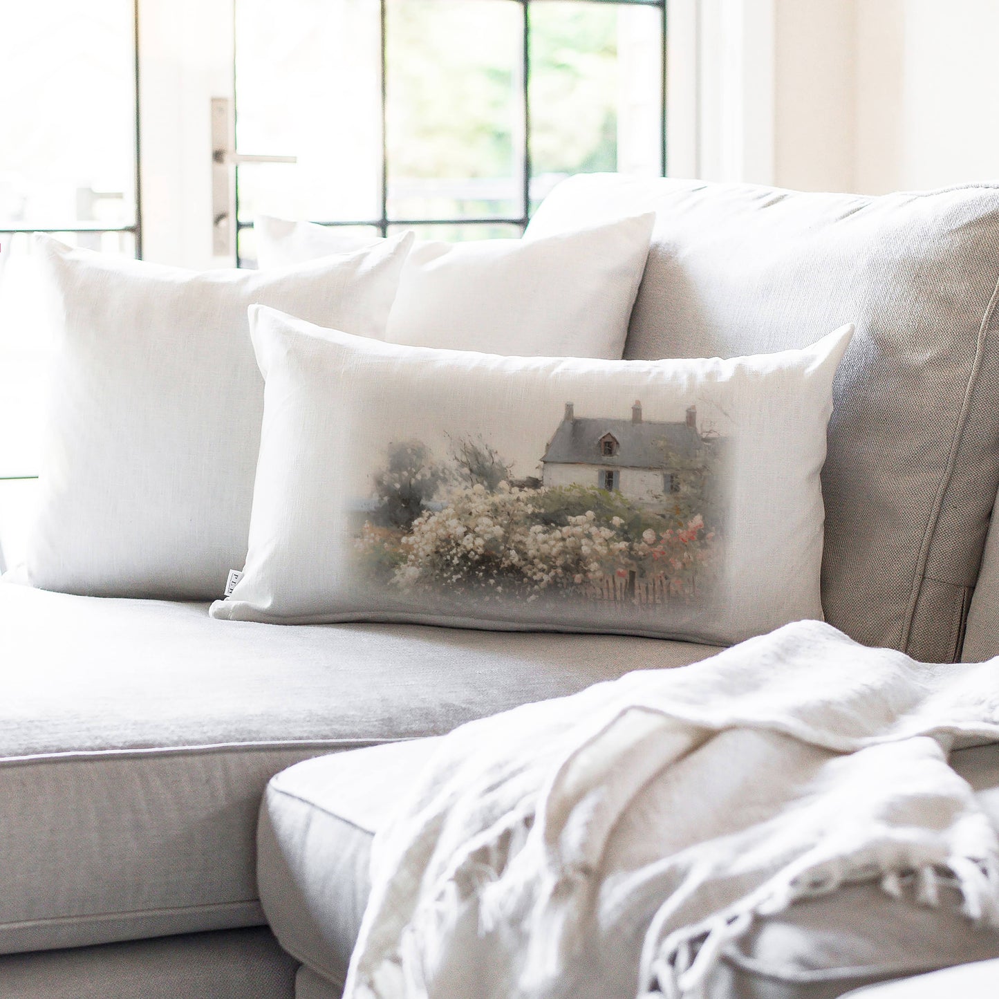 Rose Cottage Pillow Cover + Insert