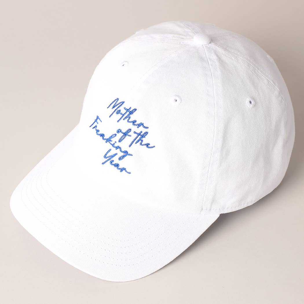 Mother of the Freaking Year Embroidery Baseball Cap