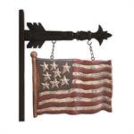 12.5 Inch Resin 8 Star USA Waving Flag Arrow Replac