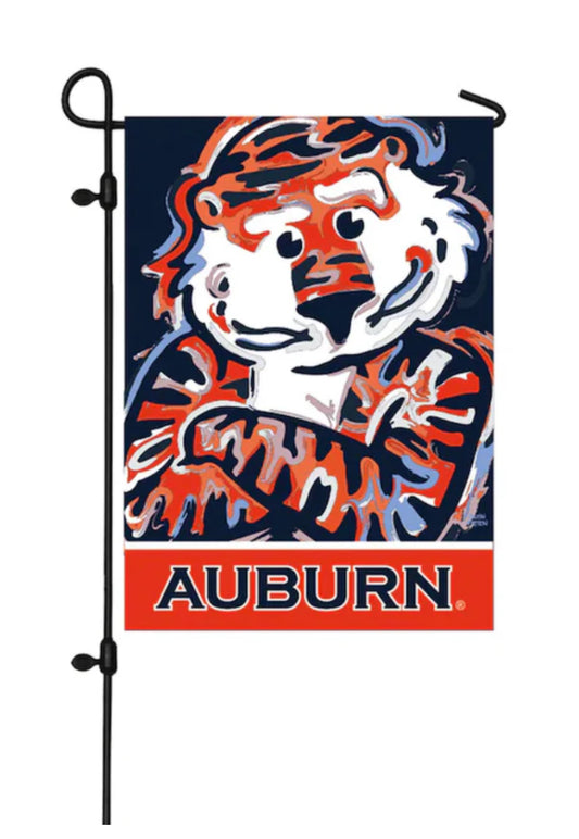 Auburn Aubie Garden Flag