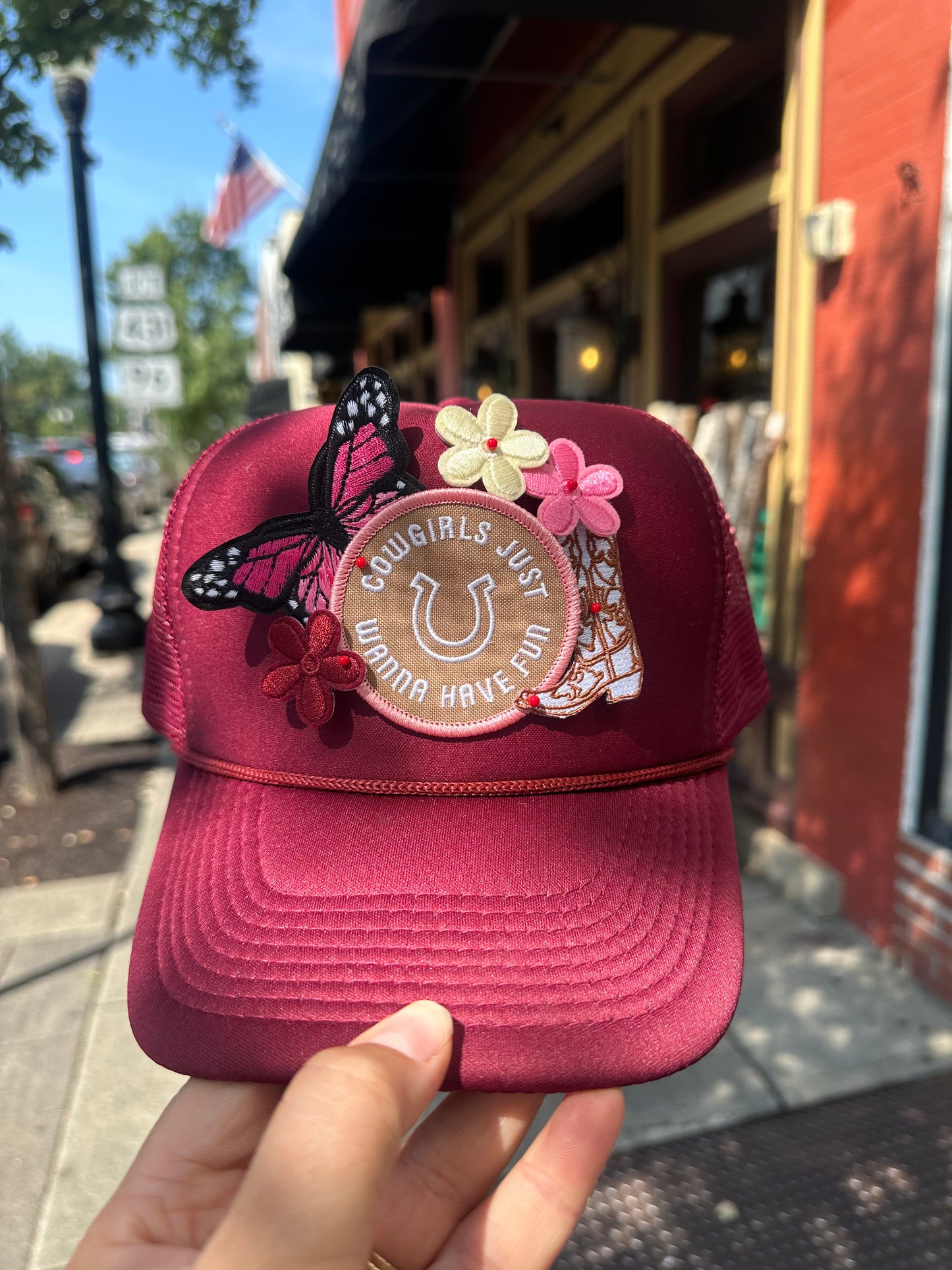 Cowgirls Wanna Have Fun Hat Patch