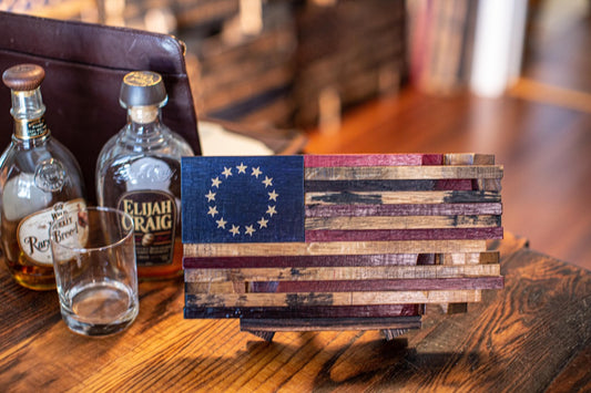 Old Glory Betsy Ross Cask Flag