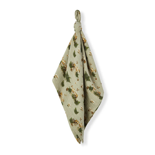 Organic Cotton Swaddle Forest Party
