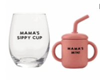 Glass and Cup Set