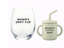 Glass and Cup Set