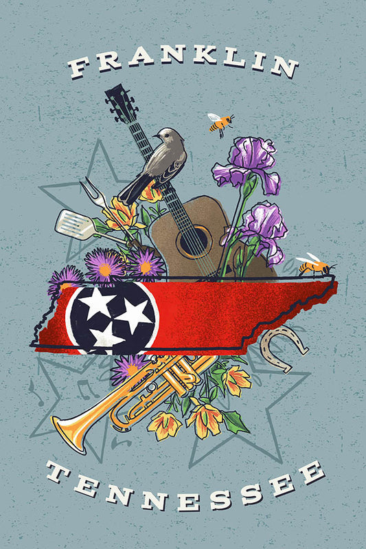 Franklin, Tennessee State Treasure Trove Coaster