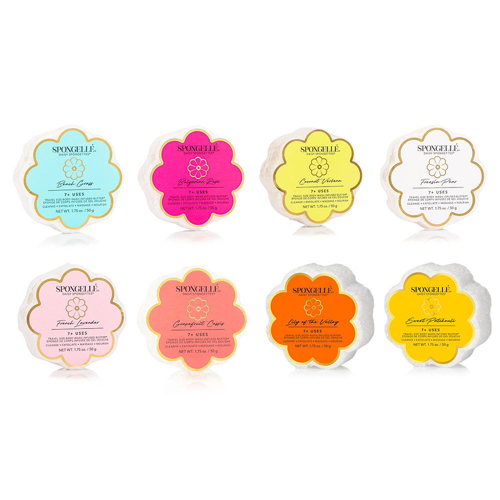Daisy Spongette Assorted Pack  | Soap Sponges | Soap Buffers