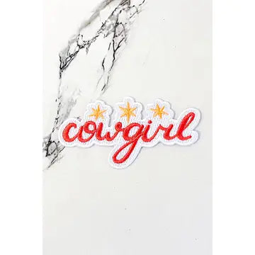Cowgirl Stars Hat Patch