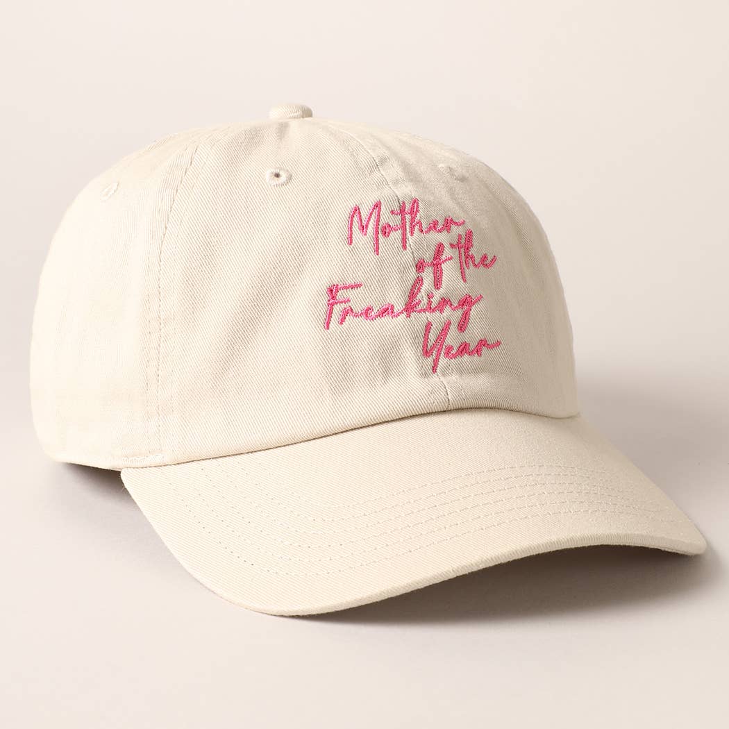 Mother of the Freaking Year Embroidery Baseball Cap
