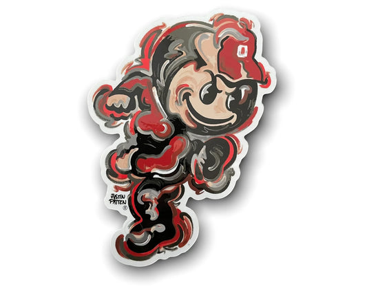 Ohio State Brutus Large Vinyl Sticker